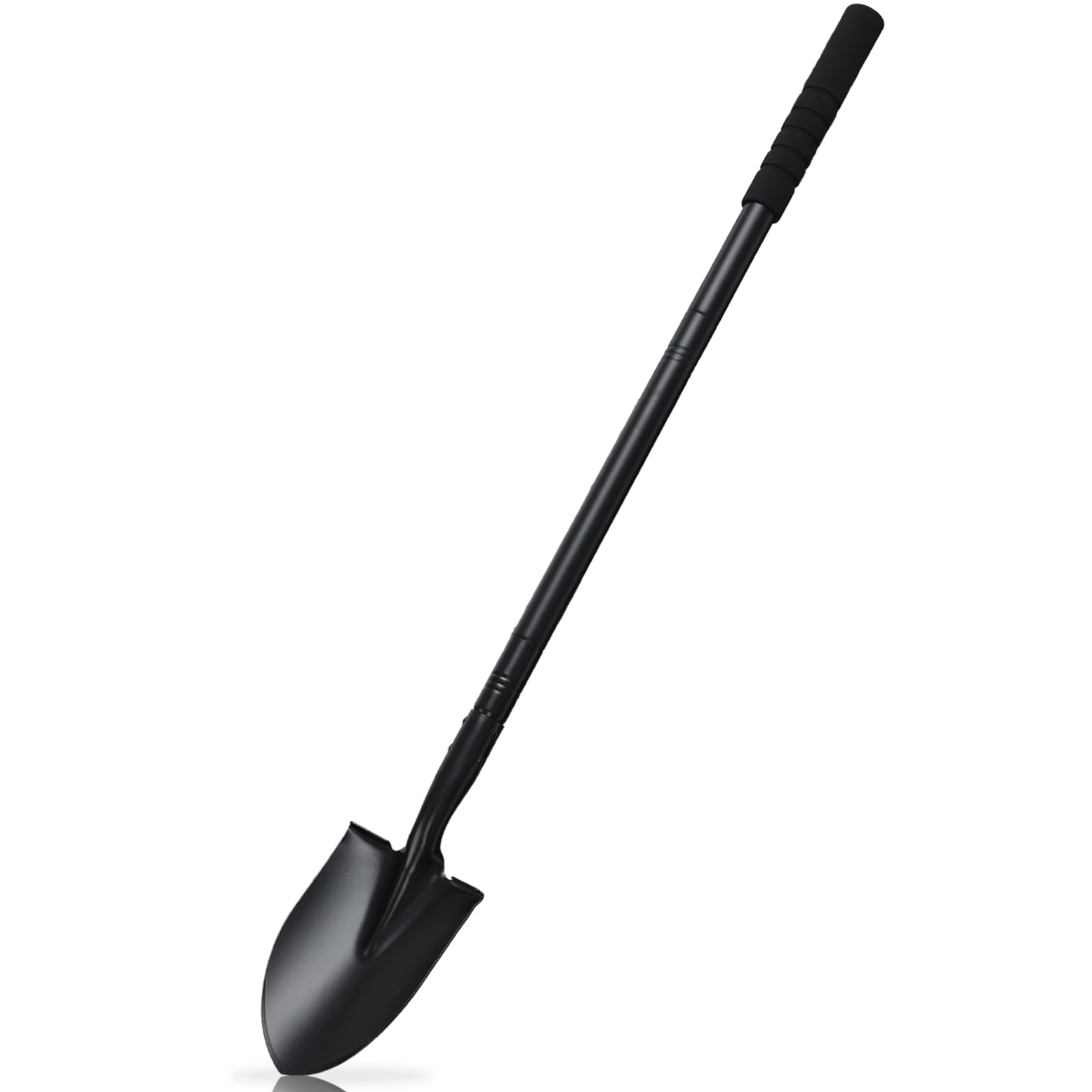 Small Spade Trench Shovel with Heavy Duty Steel Handle for Gardening and Camping, Black, 4|7 Inches
Heavy Duty Steel Han