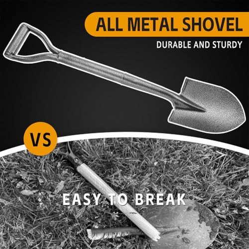  All Metal Small Shovel Spade for Digging Gardening and Camping
| 30in Metal Shovel with Steel Blade for Planting and Ov