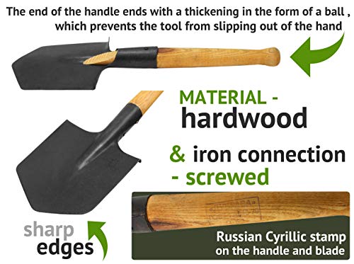  PetriStor Special Forces Shovel with Wood Handle for Military Use
| PetriStor 1984 Steel Military Shovel Ideal for Outd